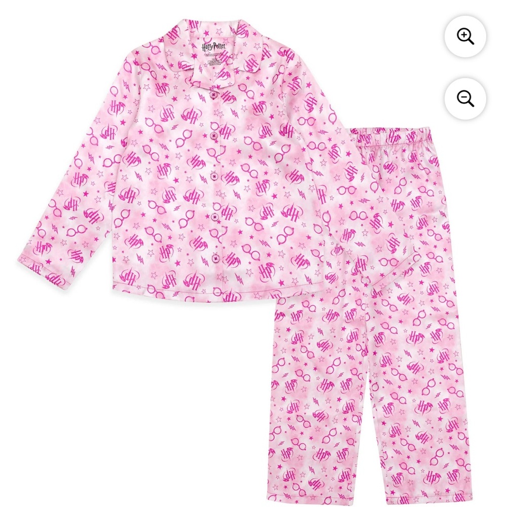 Pink Kids Pajamas, Harry Potter